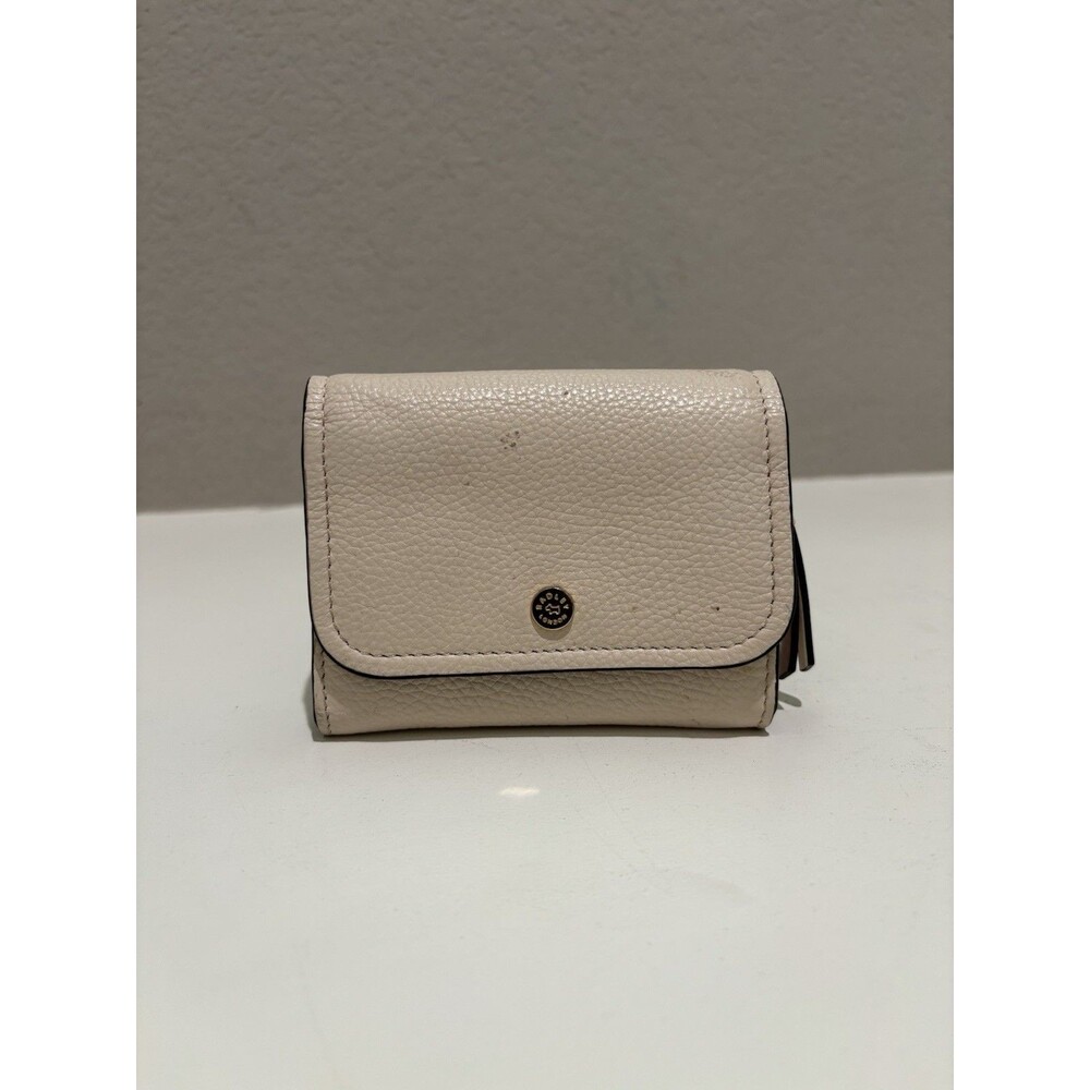 Radley Selby Crescent Oat Milk Leather Medium Flap-over Fold Over Wallet